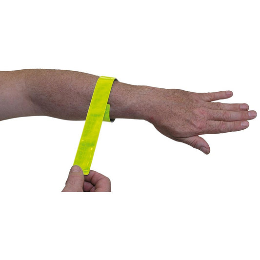 M-Wave Snapwrap Snap-On reflective strap set Yellow