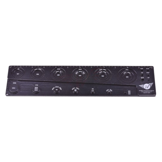 Wheels manufacturing Benchtop Bearing Ruler Bearing Ruler Black