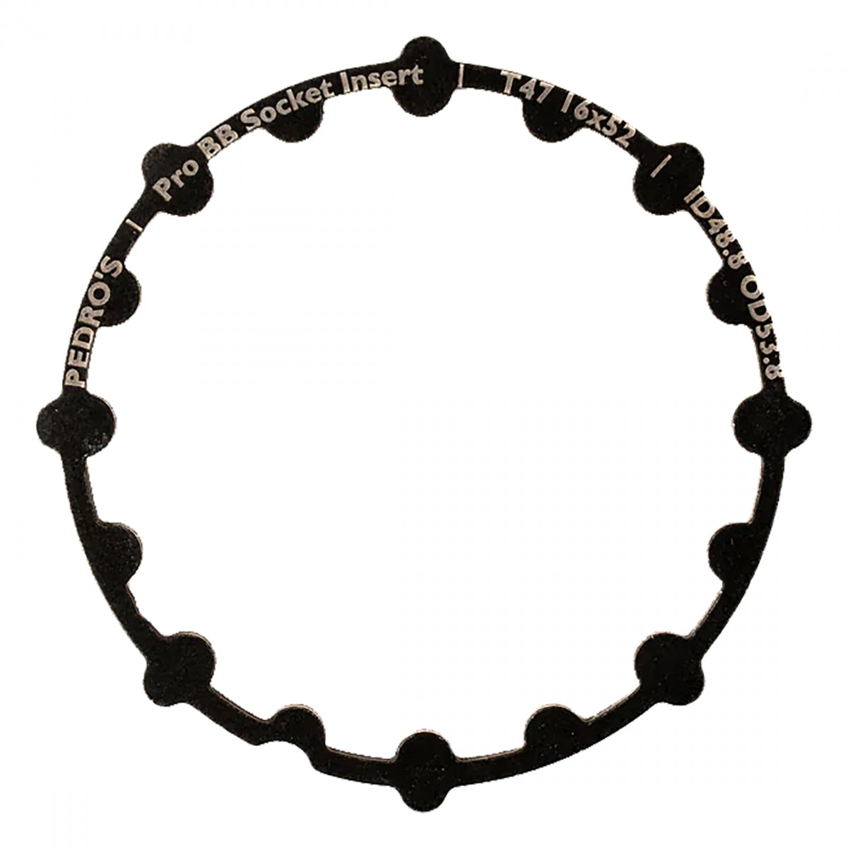 TOOL BB PEDROS PRO SOCKET CUP INSERT T47 16x52 BK