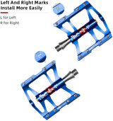 ROCKBROS Super-Smooth Bike Pedals in Various Colours (Pair)
