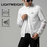 VNS Men's Cycling Jacket, Ultralight Windbreaker for Running Cycling Packable
