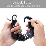 ROCKBROS Bike Lock Cable Combination Bicycle Lock - 6FT Long, Portable, Anti-Theft