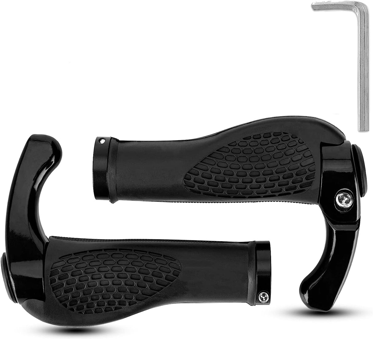 ROCKBROS Single Lock-on Bike Grips Ergonomic Non-Slip Rubber