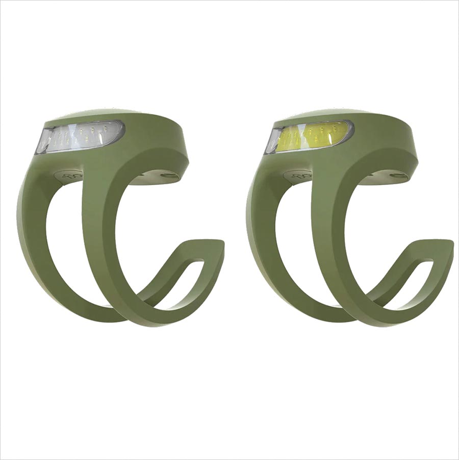 Knog Frog V3 Light Front and Rear Green Set