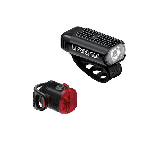 Lezyne HectoDrive 500XL/Femto USB-C Headlight/Taillight Set - Black