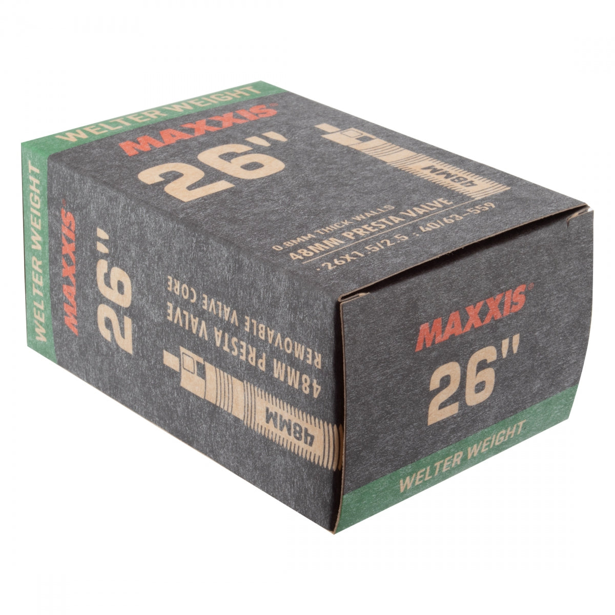 TUBE MAX 26x1.5-2.5 PV 48mm WELTERWEIGHT MTB REMOVABLE-CORE