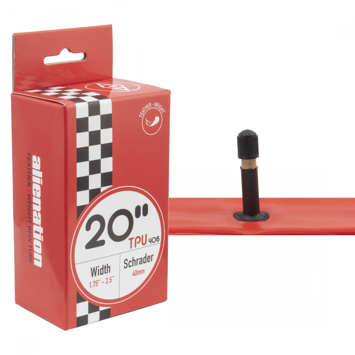 TUBE AN FEATHER WEIGHT TPU 20x1.75-2.50 SV 40mm RD