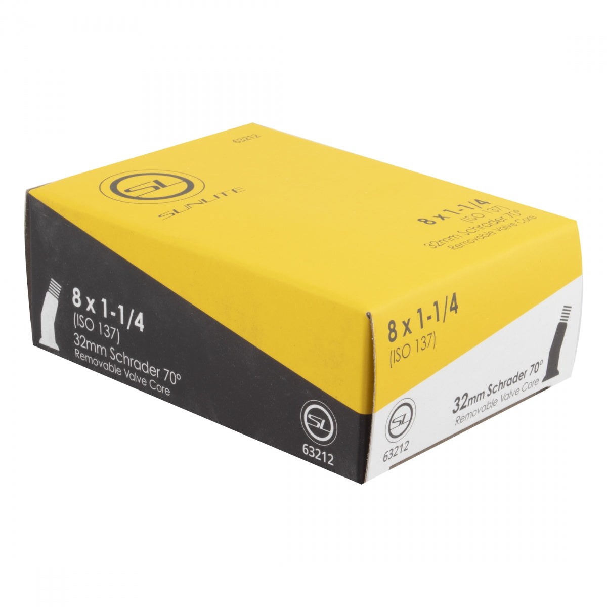 TUBE SUNLT 8x1-1/4 WHL CHAIR ANGLE 70d VALVE FFW30mm