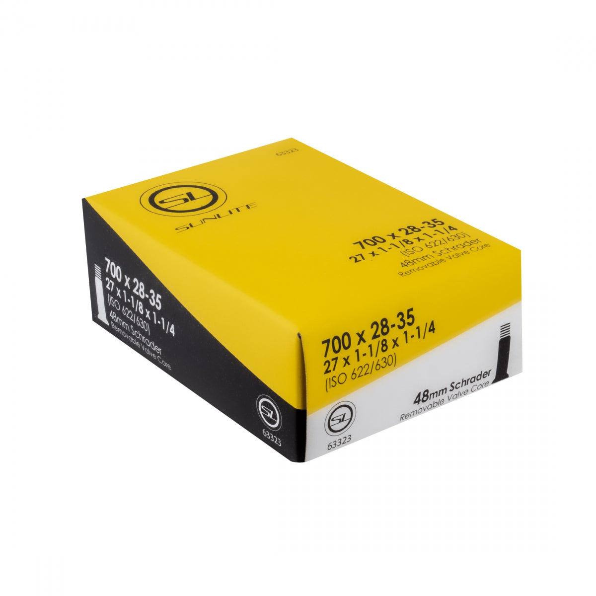 TUBE SUNLT 700x28-35 SV48 27x1-1/8x1-1/4 FFW30mm