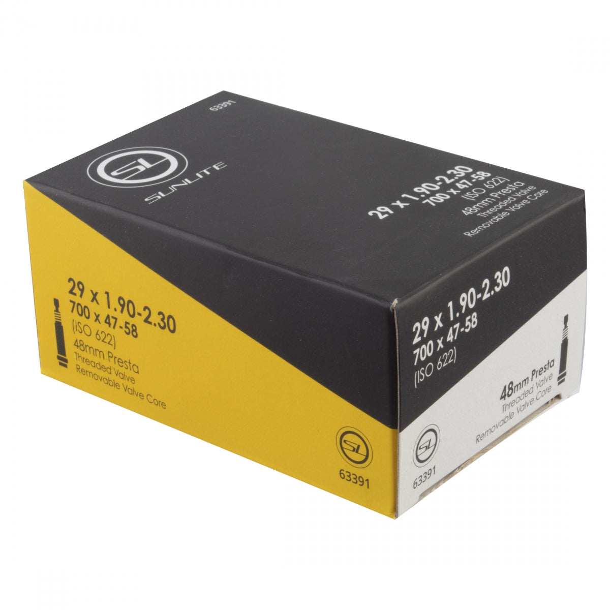 TUBE SUNLT 29x1.90-2.30 PV48/THRD/RC (700x47-58) FFW51mm