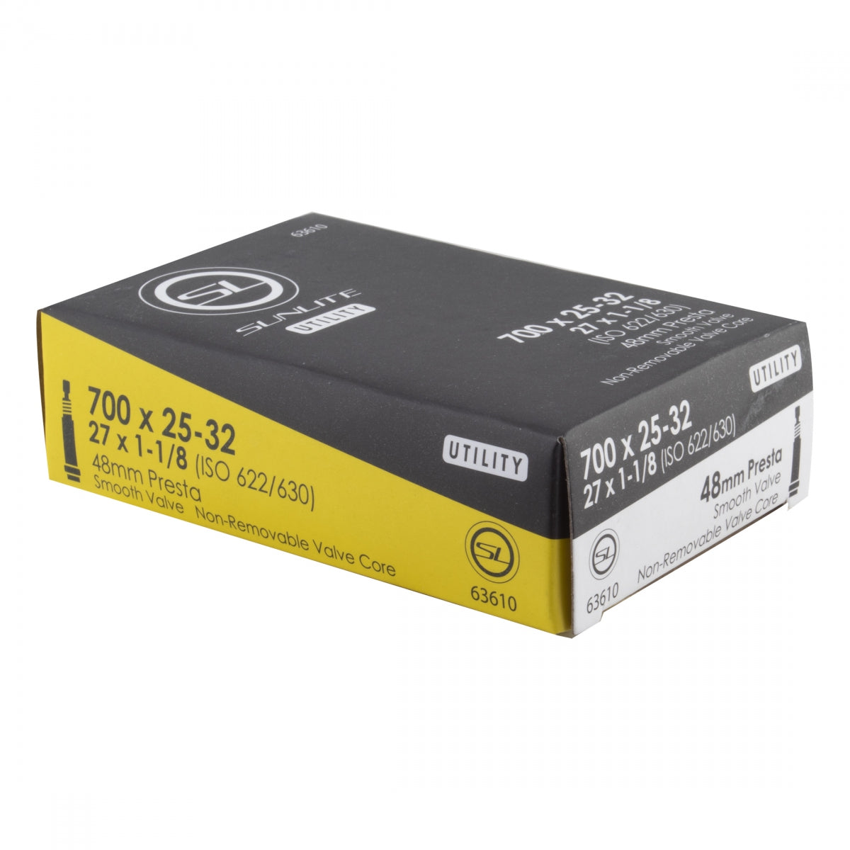TUBE SUNLT UTILIT 700x25-32 27x1-1/8x1-1/4 PV48/SMTH/NRC FFW25mm
