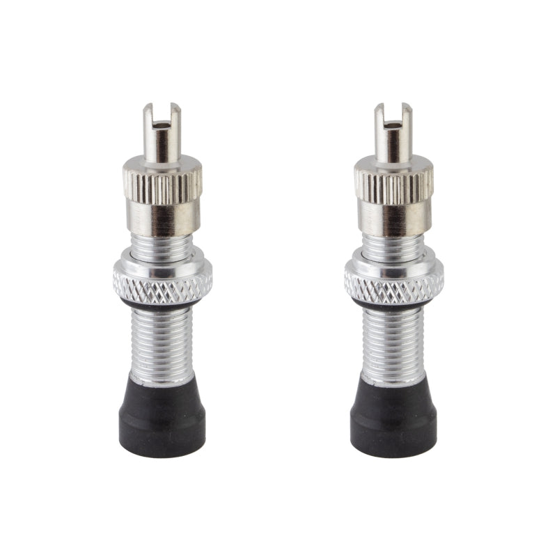 Alienation Tubeless Alloy Schrader Valves Tubeless Schrader Valve 32mm 1 Pair 6g Silver <22mm