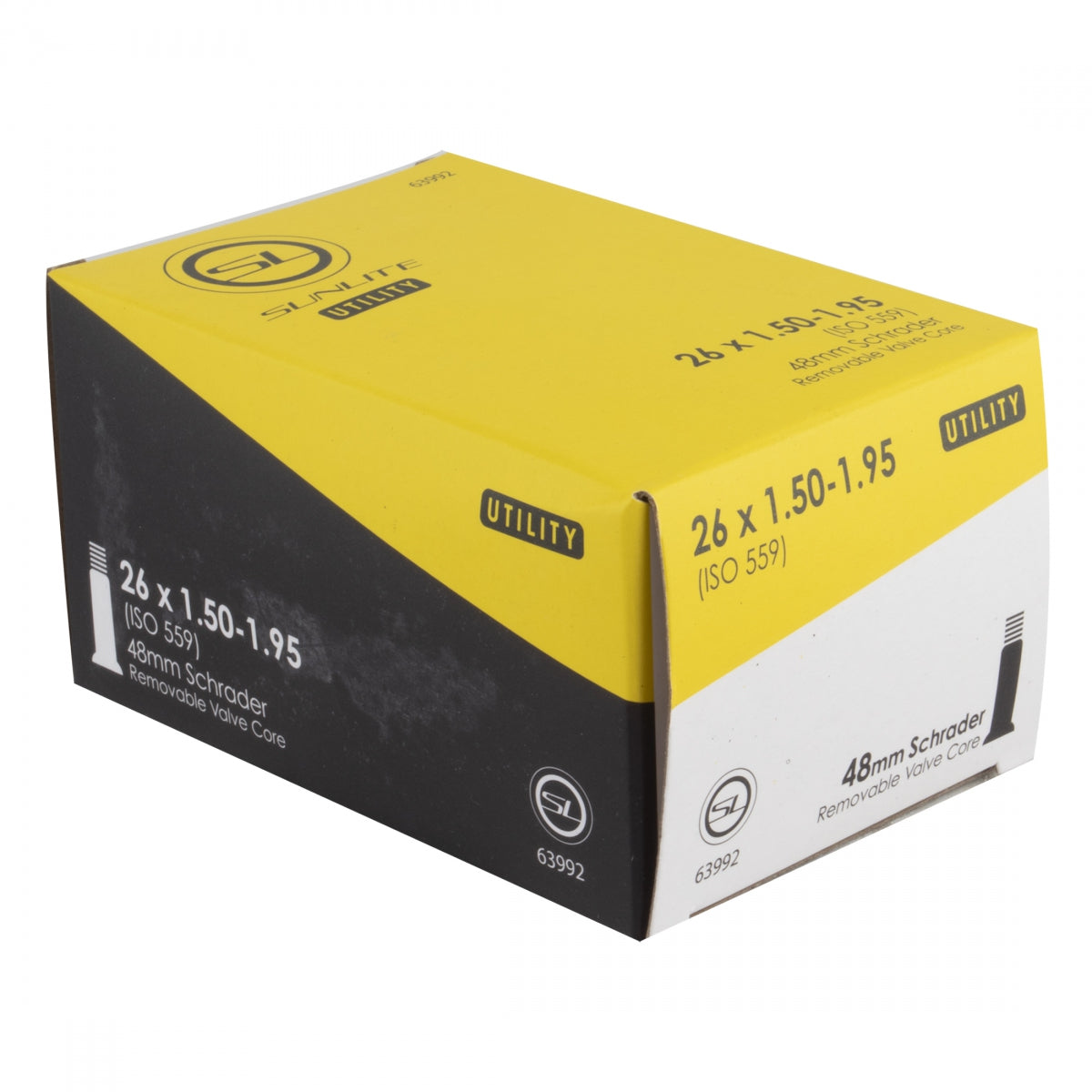 TUBE SUNLT UTILIT 26x1.50-1.95 SV48 FFW 39mm