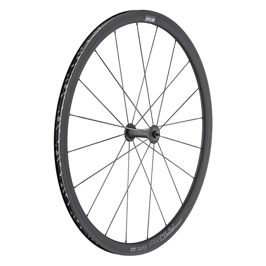 DT Swiss PR 1400 DICUT OXiC Front Wheel - 700 QR x 100mm Rim Brake BLK 32mm