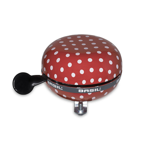 Basil Polka Dot Bell 80mm Red