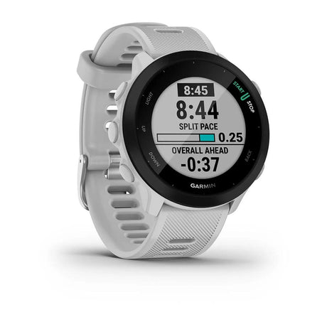Garmin, Forerunner 55, Watch, Watch Color: Aqua, Wristband: Aqua - Silicone