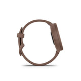 Garmin, vivomove Sport, Watch, Watch Color: Cocoa, Wristband: Cocoa - Silicone