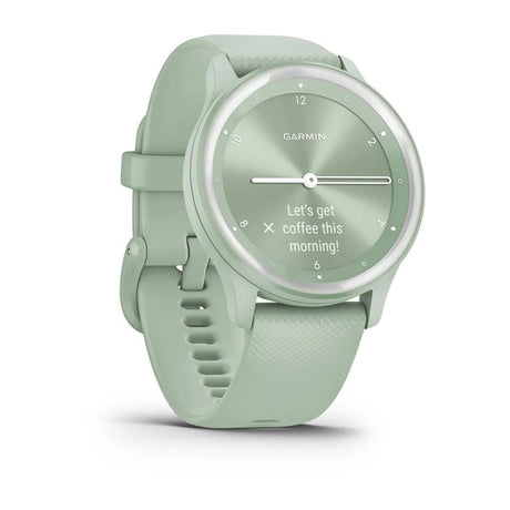 Garmin, vivomove Sport, Watch, Watch Color: Cocoa, Wristband: Cocoa - Silicone