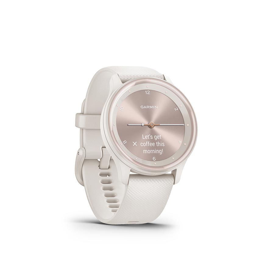 Garmin, vivomove Sport, Watch, Watch Color: Cocoa, Wristband: Cocoa - Silicone
