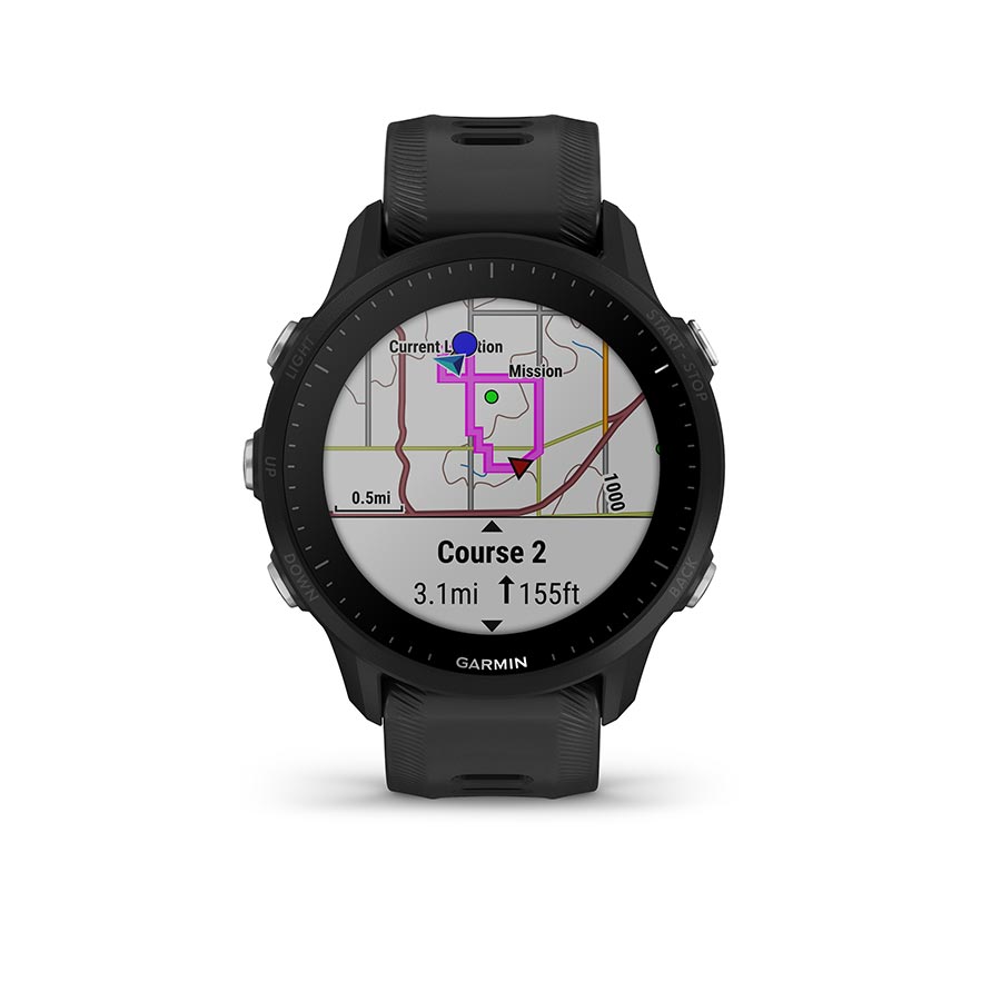 Garmin Forerunner 955 Watch Watch Color: Black Wristband: Black - Silicone