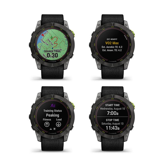 Garmin Enduro 2 Watch Watch Color: Grey Wristband: Black - Silicone