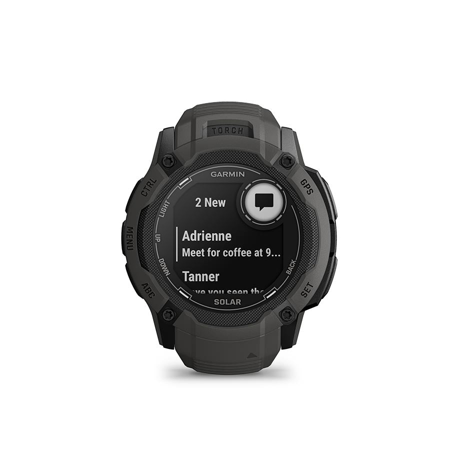 Garmin Instinct 2X Solar Watch Watch Color: Graphite Wristband: Graphite - Silicone