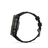 Garmin, fenix 8 Solar Sapphire 51mm, Watch, Watch Color: Titanium, Wristband: Amp Yellow/ Graphite - Silicone