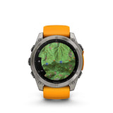 Garmin, fenix 8 AMOLED Sapphire 51mm, Watch, Watch Color: Grey, Wristband: Black/ Pebble Gray - Silicone