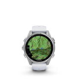 Garmin, fenix 8 AMOLED 43mm, Watch, Watch Color: Silver, Wristband: Whitestone - Silicone
