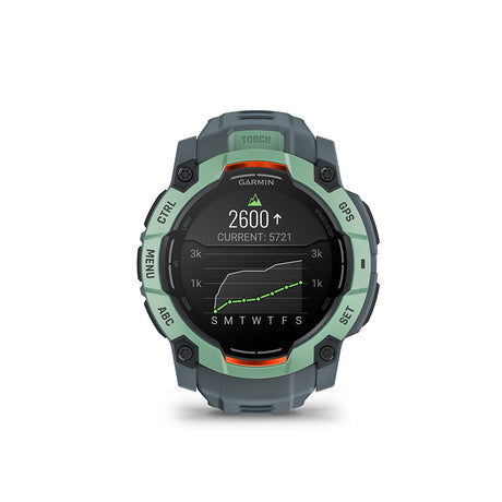 Garmin, Instinct 3 50mm AMOLED, Watch, Watch Color: Neo Tropic, Wristband: Twilight - Silicone
