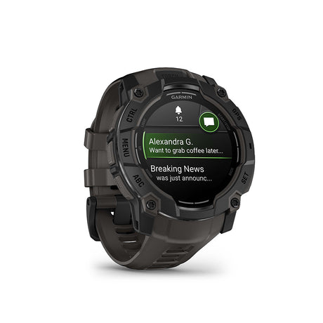 Garmin, Instinct 3 50mm AMOLED, Watch, Watch Color: Neo Tropic, Wristband: Twilight - Silicone