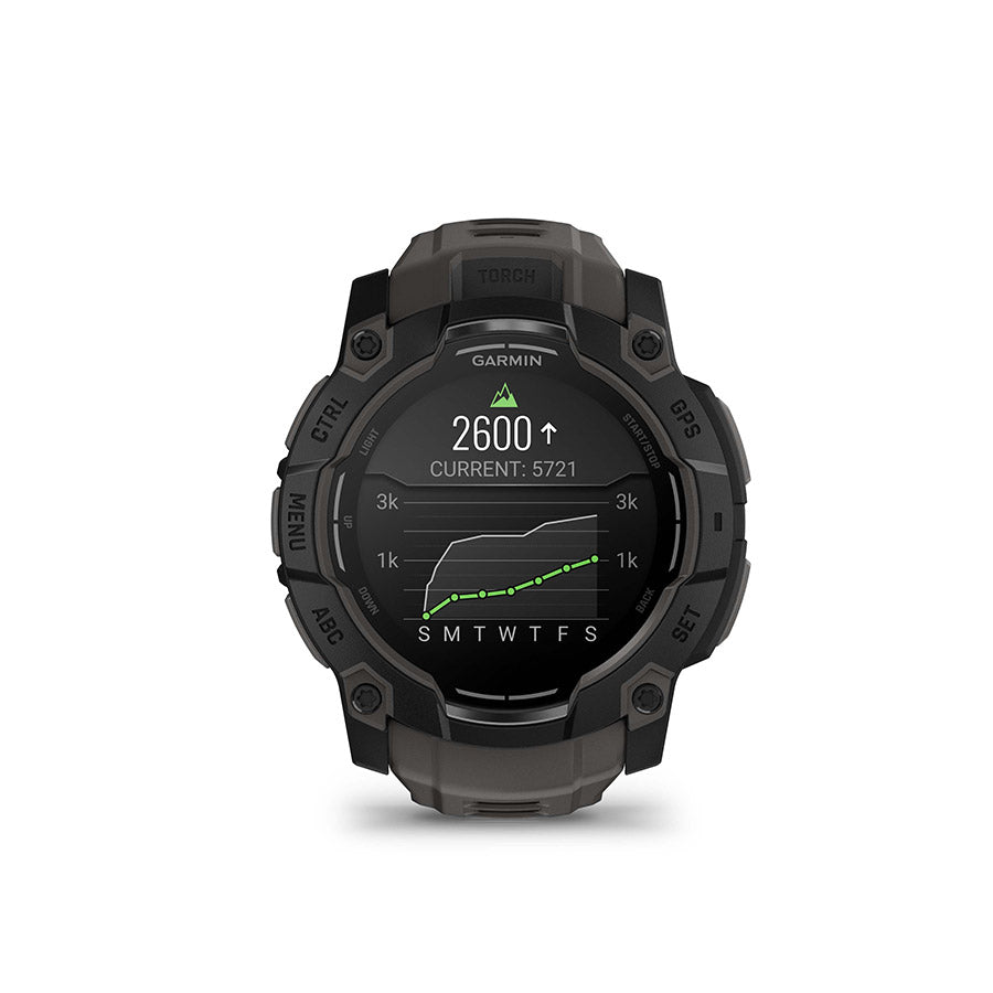 Garmin, Instinct 3 50mm AMOLED, Watch, Watch Color: Neo Tropic, Wristband: Twilight - Silicone