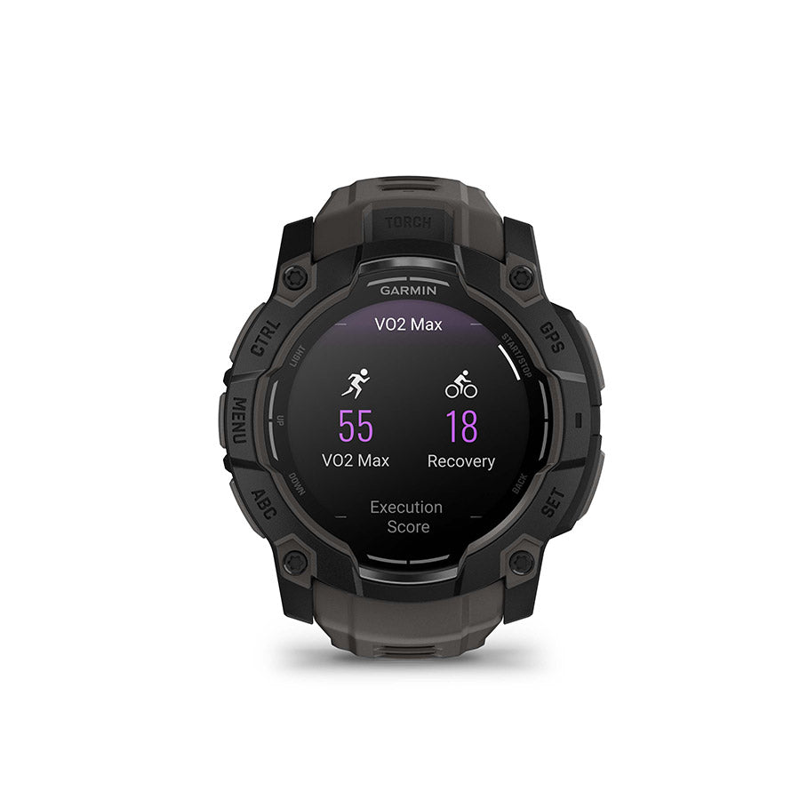 Garmin, Instinct 3 50mm AMOLED, Watch, Watch Color: Neo Tropic, Wristband: Twilight - Silicone