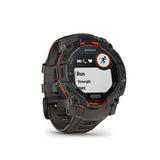 Garmin, Instinct 3 50mm Solar, Watch, Watch Color: Black, Wristband: Charcoal - Silicone