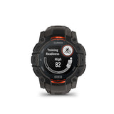 Garmin, Instinct 3 50mm Solar, Watch, Watch Color: Black, Wristband: Charcoal - Silicone