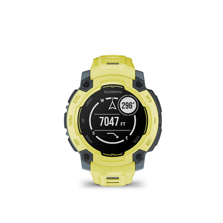 Garmin, Instinct E 45mm, Watch, Watch Color: Electric Lime, Wristband: Electric Lime - Silicone