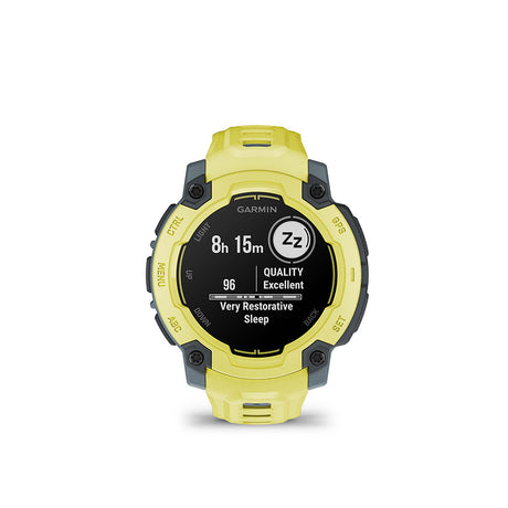 Garmin, Instinct E 45mm, Watch, Watch Color: Electric Lime, Wristband: Electric Lime - Silicone