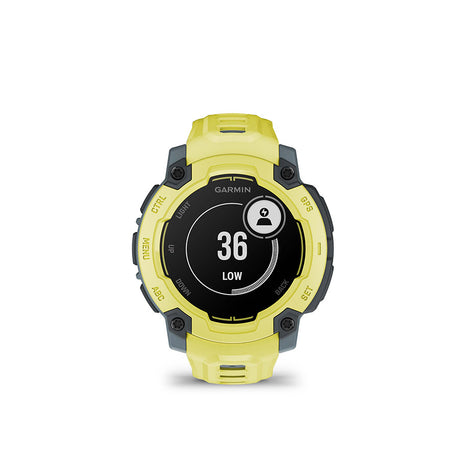 Garmin, Instinct E 45mm, Watch, Watch Color: Electric Lime, Wristband: Electric Lime - Silicone