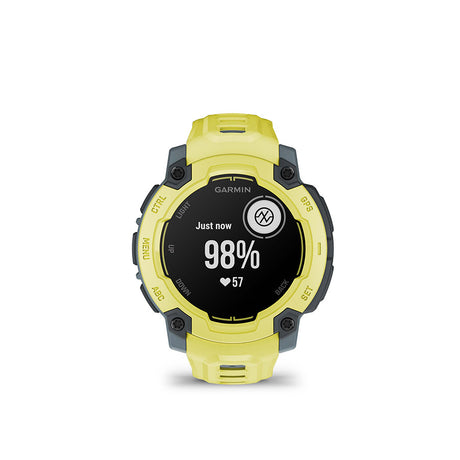 Garmin, Instinct E 45mm, Watch, Watch Color: Electric Lime, Wristband: Electric Lime - Silicone