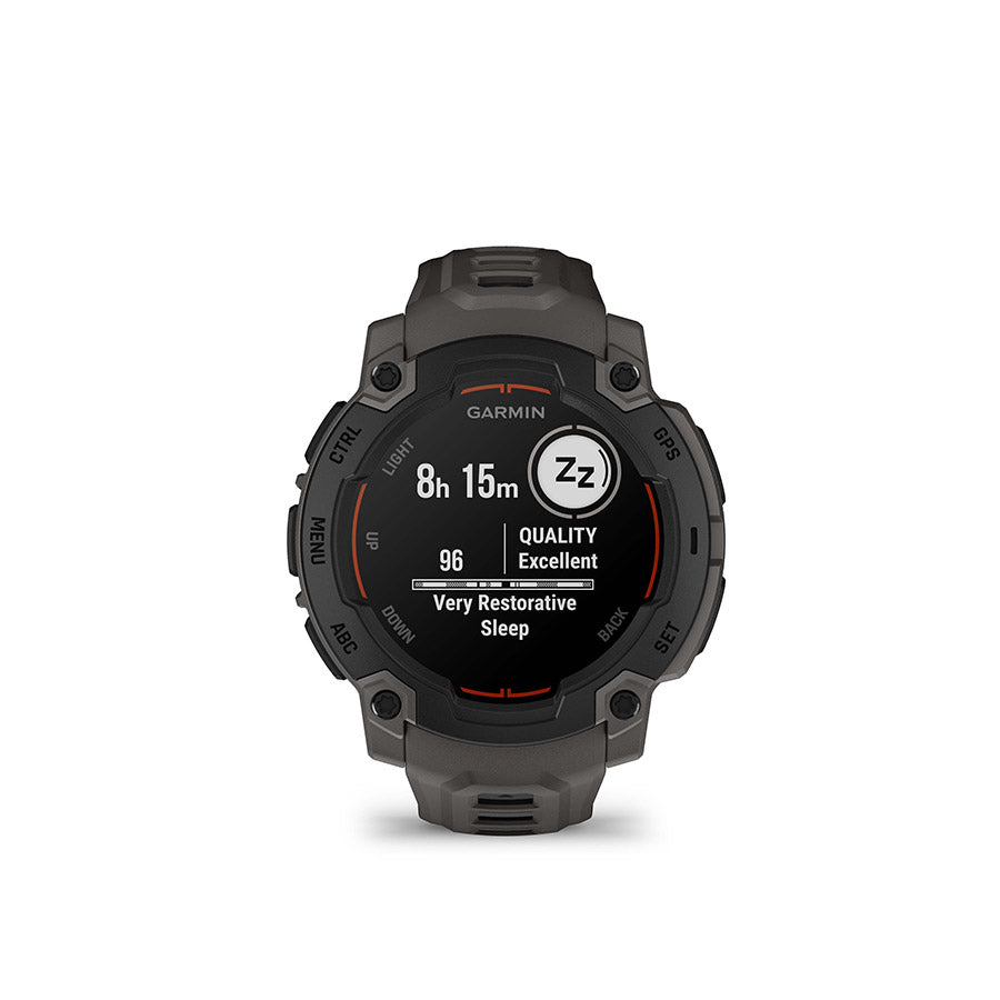 Garmin Instinct E 45mm Watch Watch Color: Black Wristband: Charcoal - Silicone