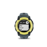 Garmin, Instinct E 40mm, Watch, Watch Color: Electric Lime, Wristband: Twilight - Silicone