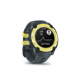 Garmin, Instinct E 40mm, Watch, Watch Color: Electric Lime, Wristband: Twilight - Silicone