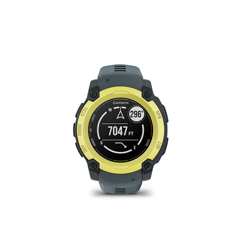 Garmin, Instinct E 40mm, Watch, Watch Color: Electric Lime, Wristband: Twilight - Silicone