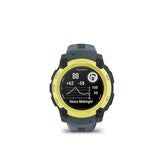 Garmin, Instinct E 40mm, Watch, Watch Color: Electric Lime, Wristband: Twilight - Silicone
