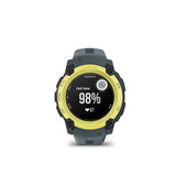 Garmin, Instinct E 40mm, Watch, Watch Color: Electric Lime, Wristband: Twilight - Silicone