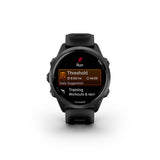 Garmin, Forerunner 570 42mm, Watch, Watch Color: Slate Grey, Wristband: Translucent Black/Black - Silicone