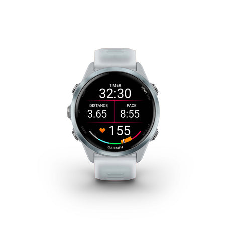 Garmin, Forerunner 570 42mm, Watch, Watch Color: Slate Grey, Wristband: Translucent Black/Black - Silicone