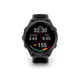 Garmin, Forerunner 570 47mm, Watch, Watch Color: Slate Grey, Wristband: Translucent Black/Black - Silicone