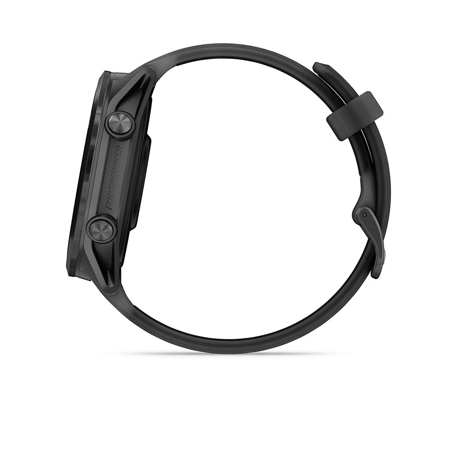 Garmin, Forerunner 570 47mm, Watch, Watch Color: Slate Grey, Wristband: Translucent Black/Black - Silicone