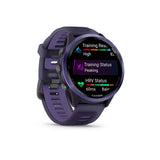 Garmin, Forerunner 570 47mm, Watch, Watch Color: Slate Grey, Wristband: Translucent Black/Black - Silicone